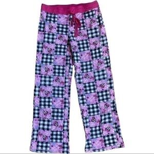Disney size medium Minnie mouse pajama pants soft lightweight hot pink